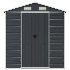 Brumit Garden Shed 191x300x198 cm Galvanised Steel Anthracite