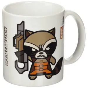 Marvel Kawaii Rocket Raccoon Mug White/Brown (One Size)