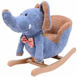 Winnols Kids Toy Elephant Seat Rocker