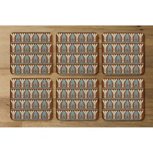 Square 6 Piece Coaster Set (Set of 6)