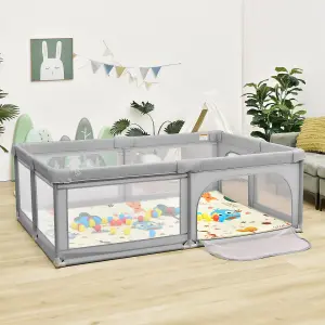 Costway Baby Playpen Child Safety Gate Portable Activity Area for Children