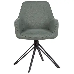 Set of 2 Chairs JODAR Dark Green