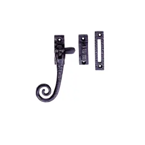 Carlisle Brass Black Antique Curly Tail Casement Fastener (LF5542)