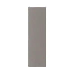 Johnson Tiles Tangier Grey Gloss Ceramic Indoor Wall Tile, Pack of 54, (L)245mm (W)75mm