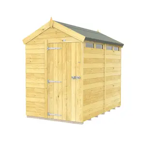 DIY Sheds 5x8 Apex Security Shed - Single Door