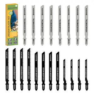 BLOSTM Jigsaw Blades - 20Pcs HCS HSS