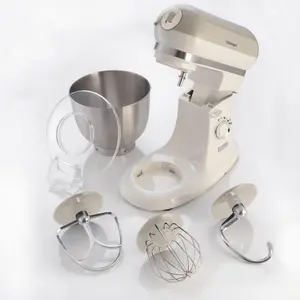 Ariete ARPK36 Vintage Retro Jug Blender and Stand Mixer Set, Cream