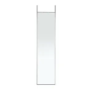 Heulyn Rectangle Metal Mirror Black / 147cm x 37cm