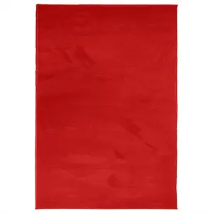 Rug OVIEDO Short Pile Red 140x200 cm