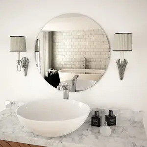 Berkfield Wall Mirror 60 cm Round Glass