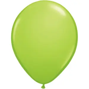 Qualatex 11 Inch Round Plain Latex Balloons (100 Pack) Lime Green (One Size)