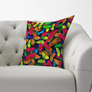 Rainbow Butterflies Cushions 60cm x 60cm