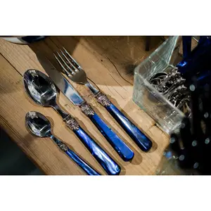 Rivadossi Sandro 16 Piece Stainless Steel Cutlery Set , Service for 4 Blue