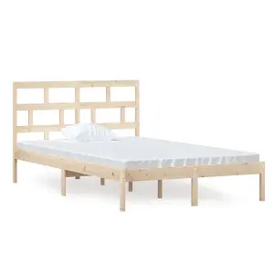 Berkfield Bed Frame Solid Wood Pine 120x200 cm