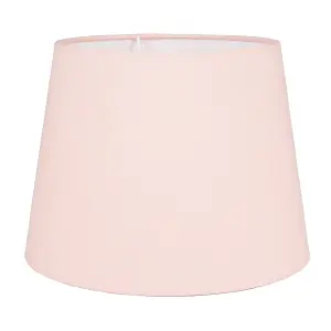 ValueLights Aspen Modern Tapered Table Floor Lamp Light Shade with Pink Fabric Finish