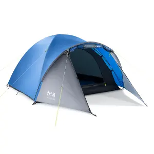 Bracken 3 Man Tent With Porch Waterproof at 3000mm HH Camping Festival Trail