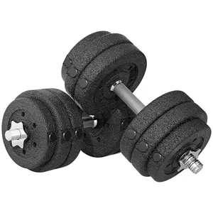 HOMCOM 30KG Adjustable Dumbbells Weight Set Hand Weight for Body Fitness