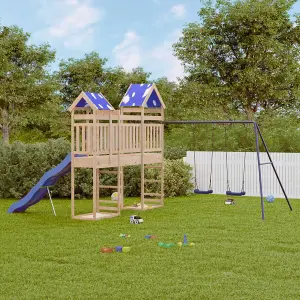 Berkfield Outdoor Playset Solid Wood Pine