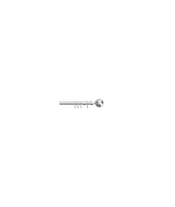 Chrome Finesse Extendable Curtain Pole 22-25mm 120cm - 210cm