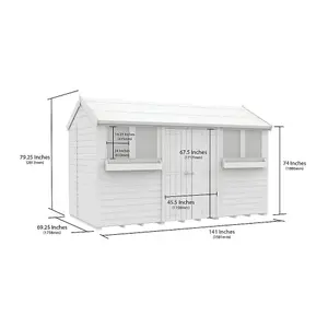 DIY Sheds 6x12 Apex Summer Shed