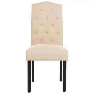 Beliani Traditional Dining Chair SHIRLEY Beige