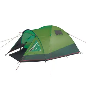 Camp Gear 3-Person Tent Missouri 300 x 180 x 125cm Green