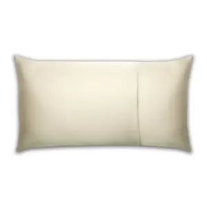 Belledorm Pima Cotton 450 Thread Count Bolster Pillowcase Ivory (One Size)