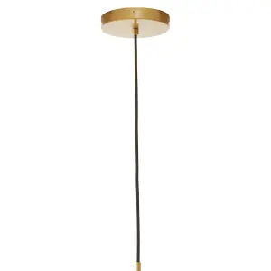 Interiors by Premier Revive Gold Finish Pendant Light