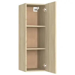 Berkfield TV Cabinets 2 pcs Sonoma Oak 30.5x30x90 cm Engineered Wood