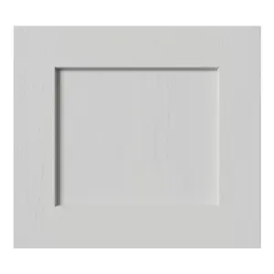 Tydeman Matt grey Shaker Bridging door & pan drawer front, 356mm x 20mm x 397mm