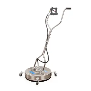 POLLOR Surface Cleaner Stainless Steel Rotary 3/8" QC 20 inch Pressure Washer 4000 PSI, Pavement Patio Driveway Cleaning