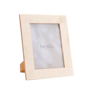 Hestia Wide Border White Bone Photo Frame 6" x 8"