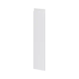 GoodHome Garcinia Integrated handle Gloss light grey Highline Cabinet door (W)150mm (H)715mm (T)19mm