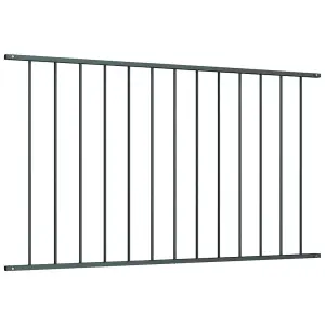 Berkfield Fence Panel Powder-coated Steel 1.7x1 m Anthracite