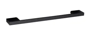 Furniture Handle Square D Shape Handle, 223mm (192mm Centres) - Matt Black