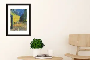 Painting by Van Gogh - Cafe Terrace at Nigh Canvas Room Decor Gifts for Girls Peel and Stick