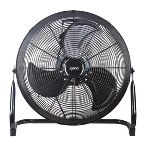 Igenix DF1800BL Floor Standing Fan, 18 Inch, Black