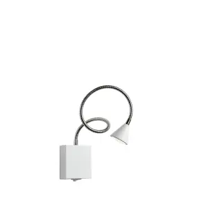 Lucide Buddy Modern Bedside Lamp - LED - 1x4W 4000K - White