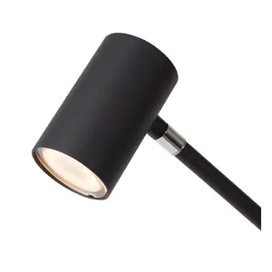 Lucide Tipik Modern Rechargeable Floor lamp - Battery - LED Dim. - 1x3W 2700K - 3 StepDim - Black