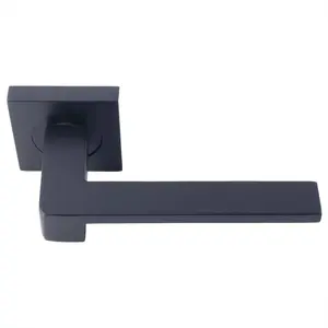 Serozzetta Latch Door Handle (Set of 2) Matt Black