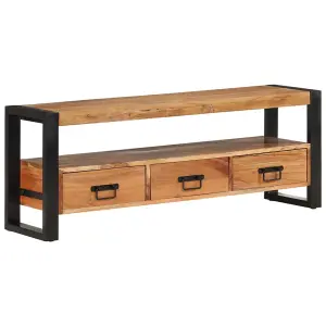 Berkfield TV Cabinet 120x30x45 cm Solid Wood Acacia