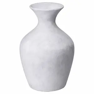 Darcy Ellipse Vase - Ceramic - L23 x W23 x H36 cm - Stone