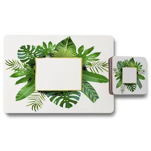 Botanical Frame (Placemat & Coaster Set) / Default Title