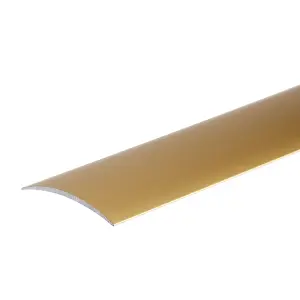 Anodised aluminium door floor bar edge trim threshold profile 930mm x 49mm a04 gold