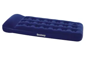 Bestway Pavilion Easy Inflate Flocked Single Airbed