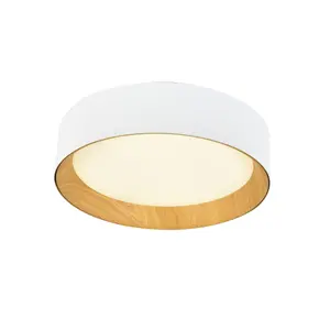 Luminosa Lea LED Ceiling Flush Light 60W 3020Lm 3000K White