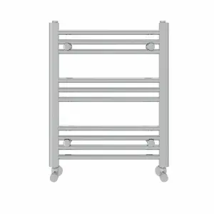 Right Radiators 600x500 mm Straight Heated Towel Rail Radiator Bathroom Ladder Warmer Chrome