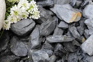 Dark Slate Chippings 40mm - Bulk Bag (800kg)