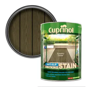 Cuprinol Country cedar Matt Decking Wood stain, 5L