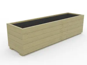 WoodyBloom1 Wooden Planter, 1800x500x445